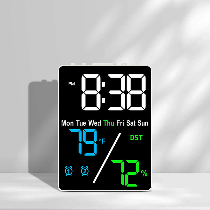 Digitaler Multifunktionswecker mit Hygrometer und Temperaturanzeige Karnz