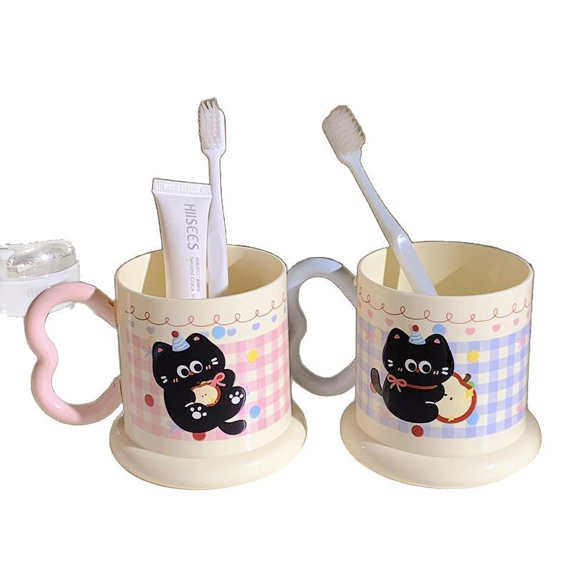 Keramiktasse mit Verspieltem Katzenmotiv Karnz