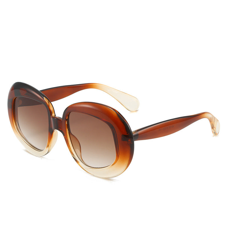 Vintage-inspirierte geometrische Rahmen-Sonnenbrille Karnz