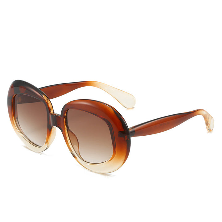 Vintage-inspirierte geometrische Rahmen-Sonnenbrille Karnz