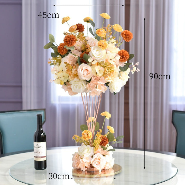 Elegante Floralzentrum Skulptur