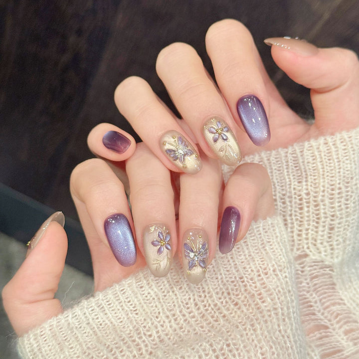 Künstlerische Press-On Nagelkunst Kollektion