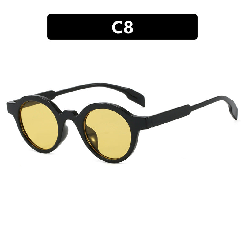 Damen modische runde Sonnenbrille mit hochwertigem, flexiblem Rahmen Karnz