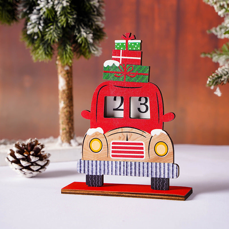 Adventskalender mit Weihnachtsmann-Motiv Karnz