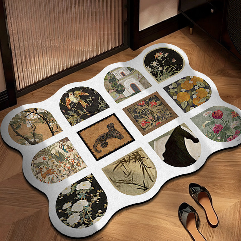 Vintage-inspiriertes dekoratives Teppich