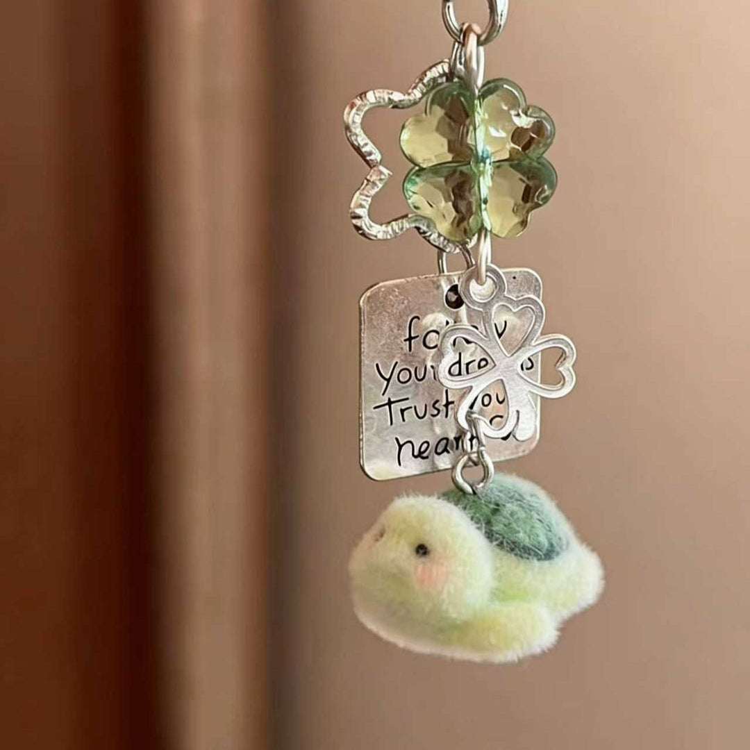 Inspirierende Schildkröte Charm Schlüsselanhänger Karnz