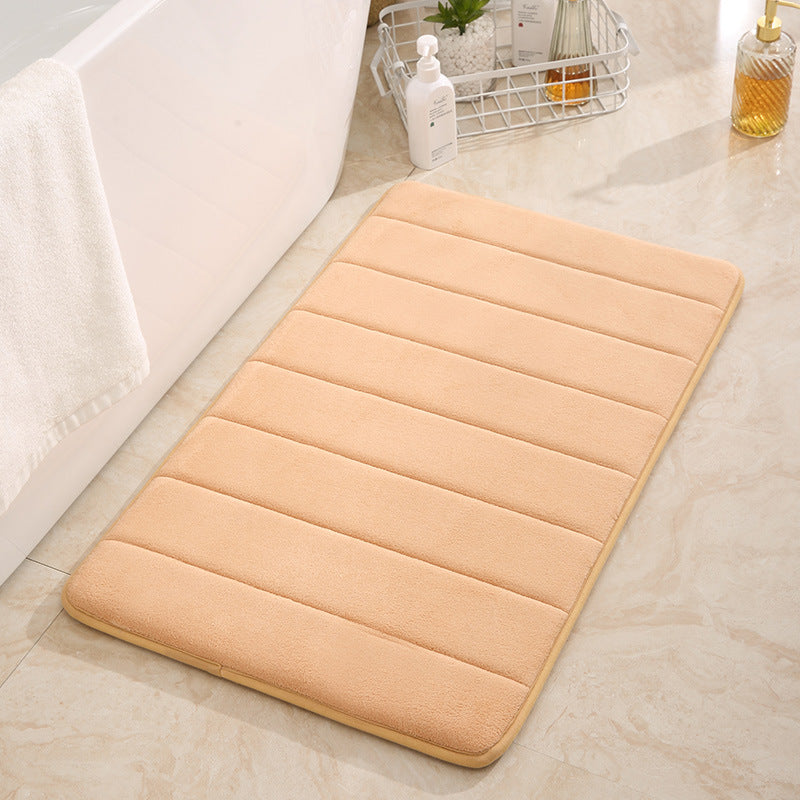 Plüsch Komfort Badezimmer Teppich