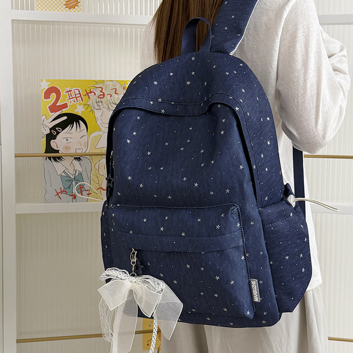 Stern-Verzierte Multi-Fach Rucksack Karnz