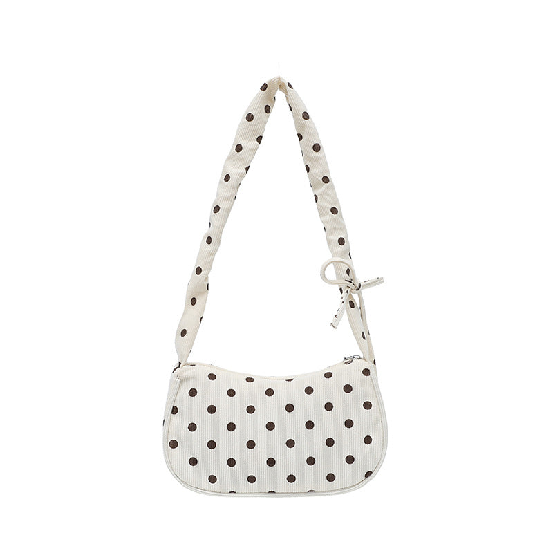WoVintage Polka Dot Umhängetasche Karnz