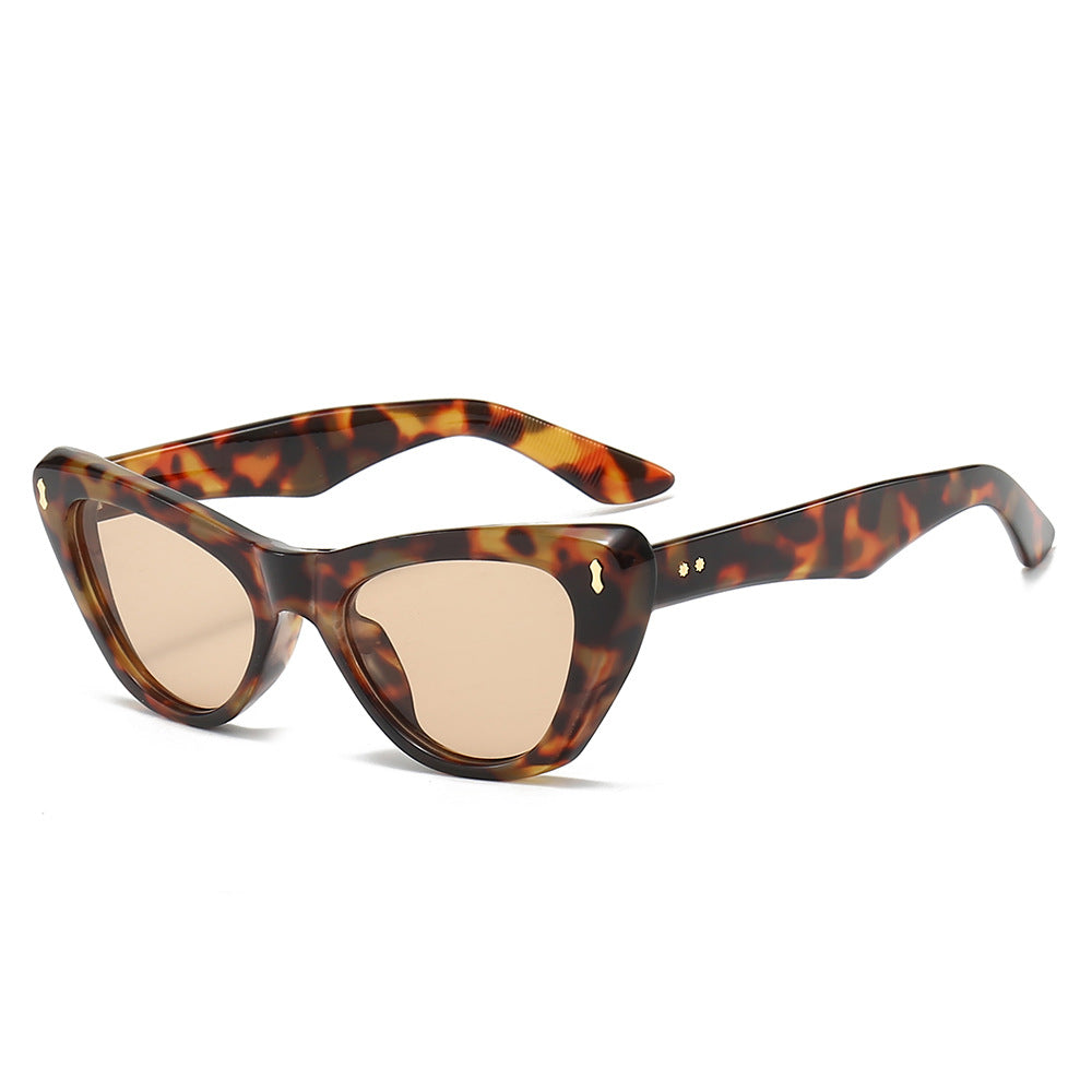 Damen Cat-Eye Sonnenbrille mit eleganten akzentuierten Rahmen Karnz