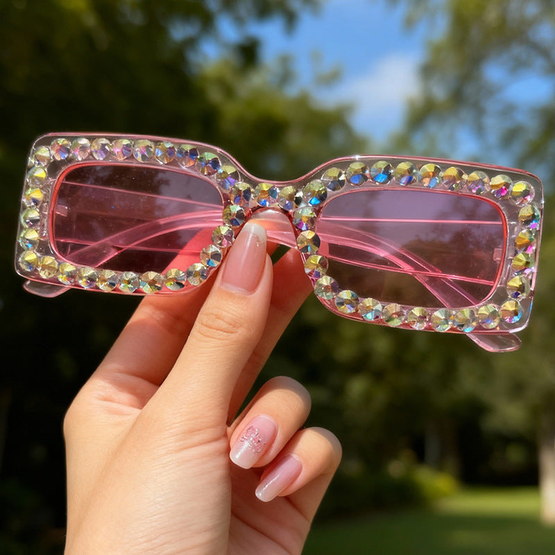 Dekorativer mit Strass besetzter Sonnenbrille Karnz