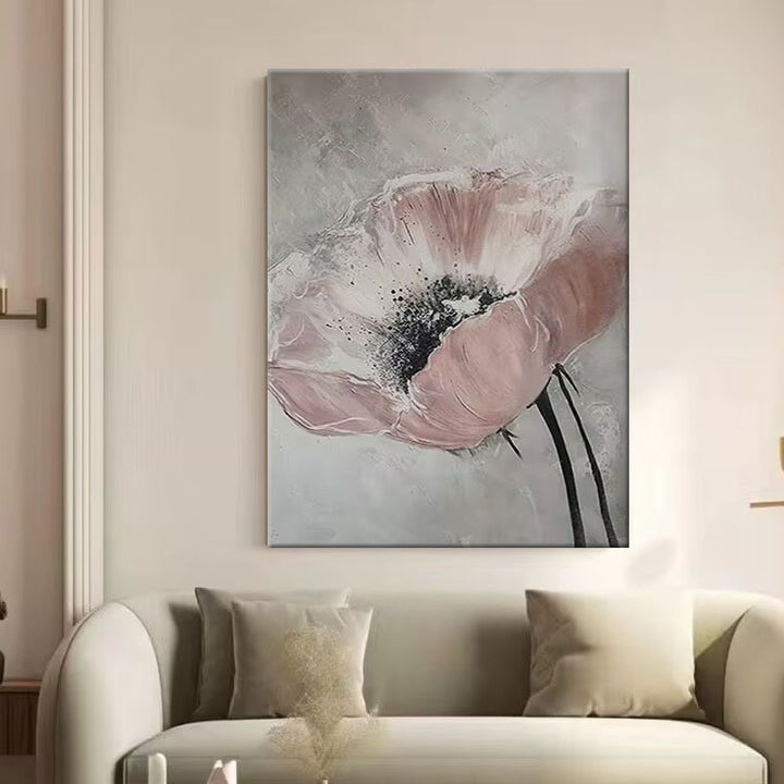 Elegante Blumen Wandkunst