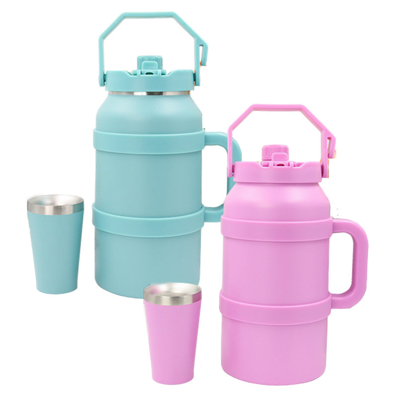 Damen Thermobecher und Wasserflasche Set Karnz