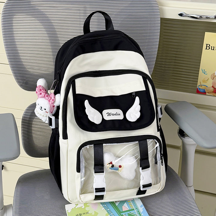 Multi-Taschen Transparenter Rucksack Karnz