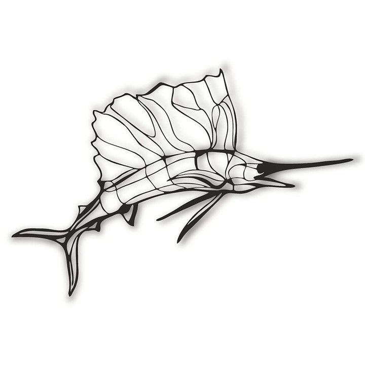 Metal Shark Wandkunst