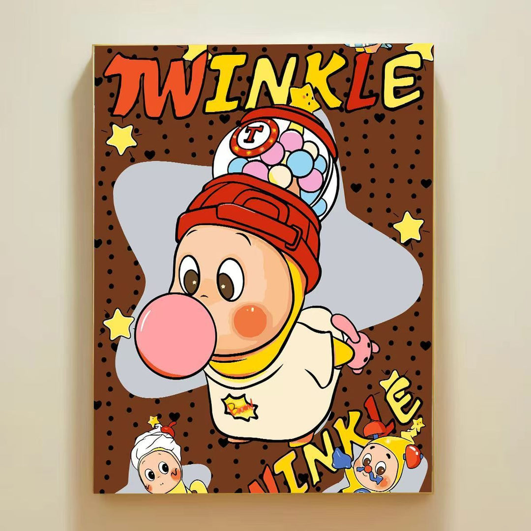 Verspielt Cartoon-Themen Wandkunst Leinwanddruck Karnz