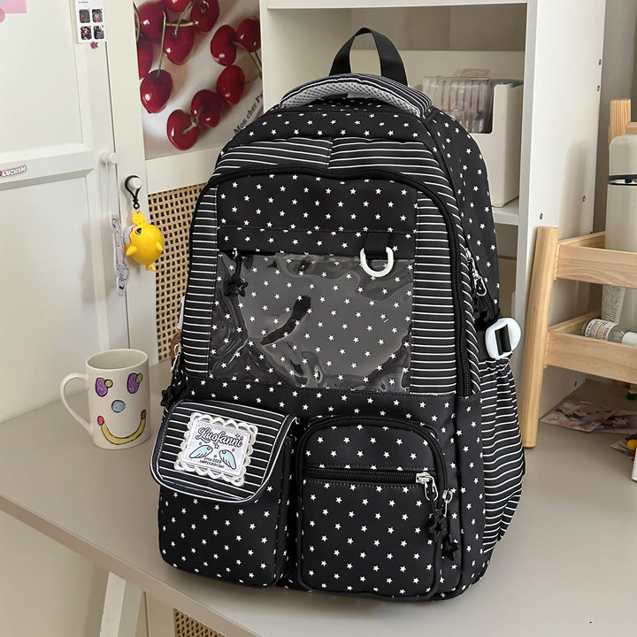 Stylische Multifunktionale Sternenprint Rucksack Karnz