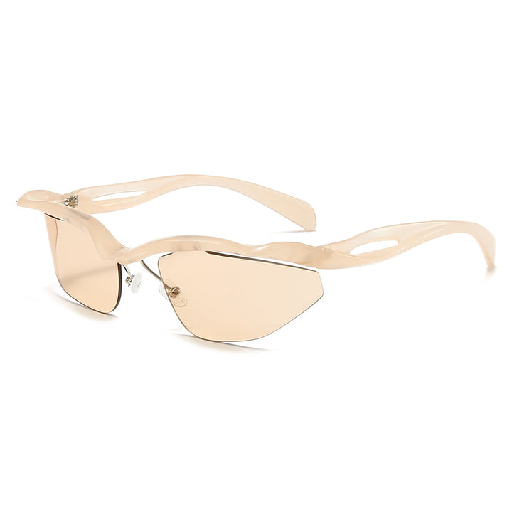 Damen Sportliche Sonnenbrille mit aerodynamischem Rahmen Karnz 1780028486