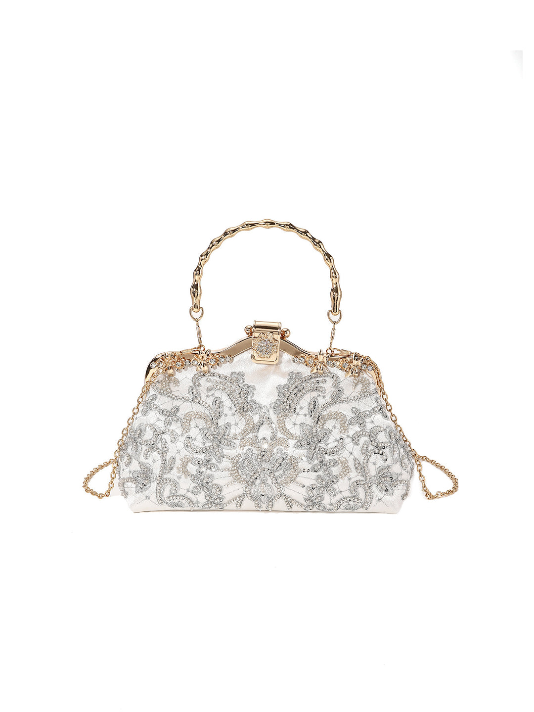 Bestickete Abendhandtasche