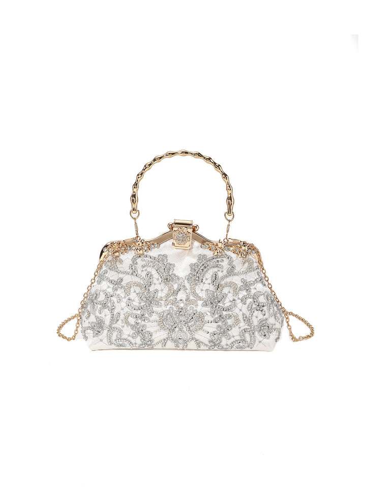 Bestickete Abendhandtasche