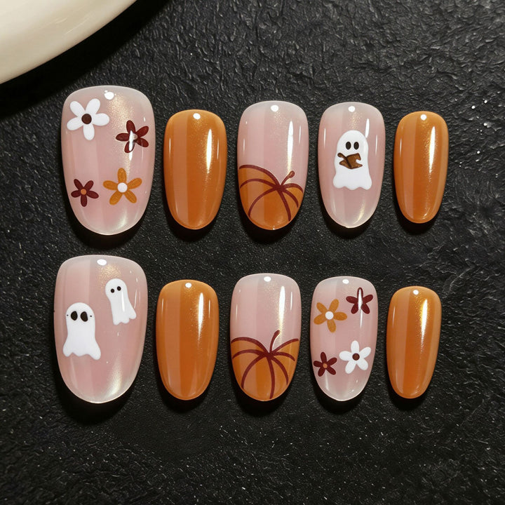 Halloween-inspirierte dekorative Klebe-Nagelkunst Set Karnz