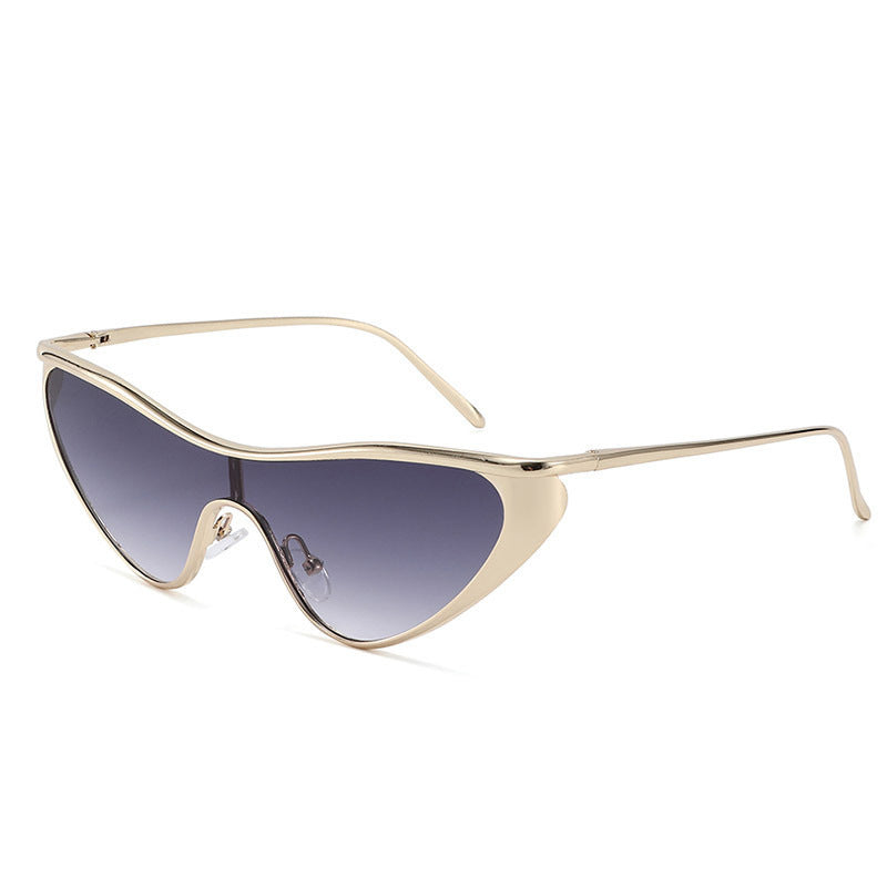 Damen futuristische Sonnenbrille im schlanken Design Karnz
