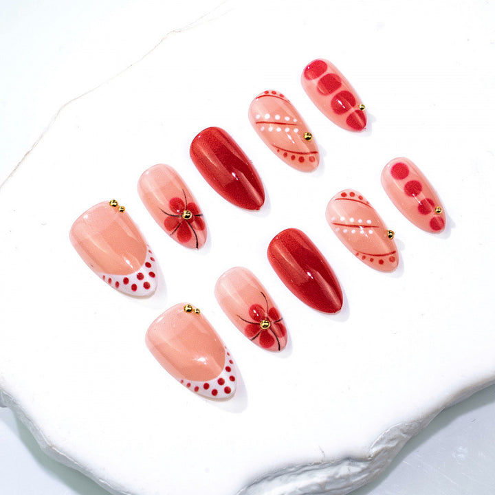 Blumen Design Nagelkunst Set