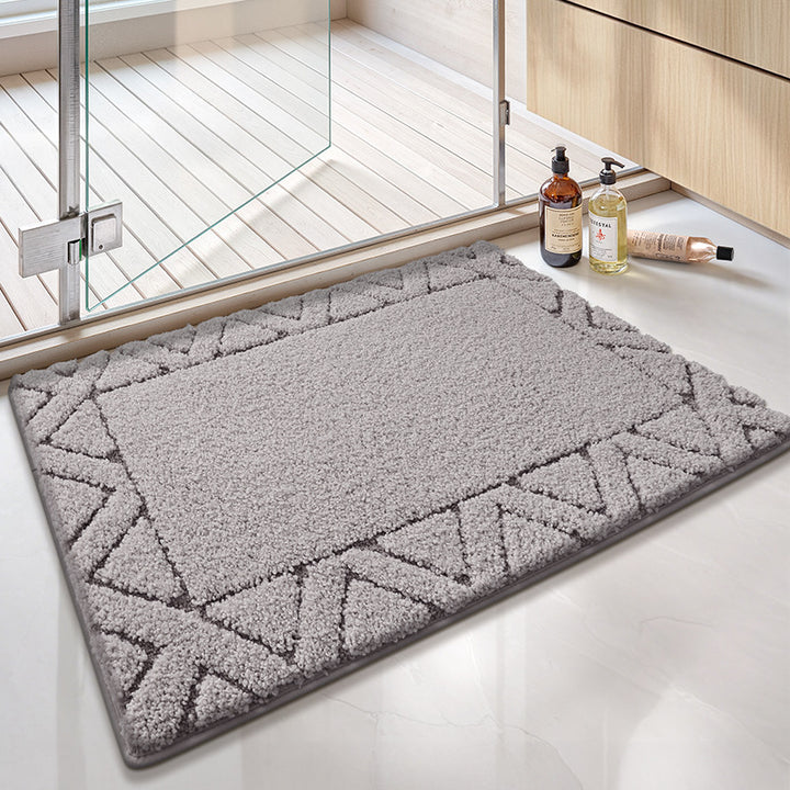 Absorbierender geometrischer Muster-Badematte