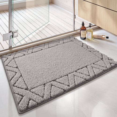 Absorbierender geometrischer Muster-Badematte