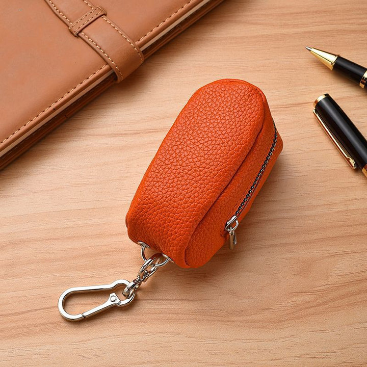 Kompakte Leder Schlüsselanhänger Tasche Karnz