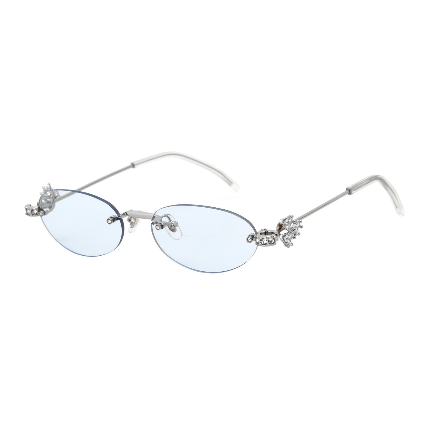 Damen Designer-Sonnenbrille mit luxuriösen Verzierungen Karnz