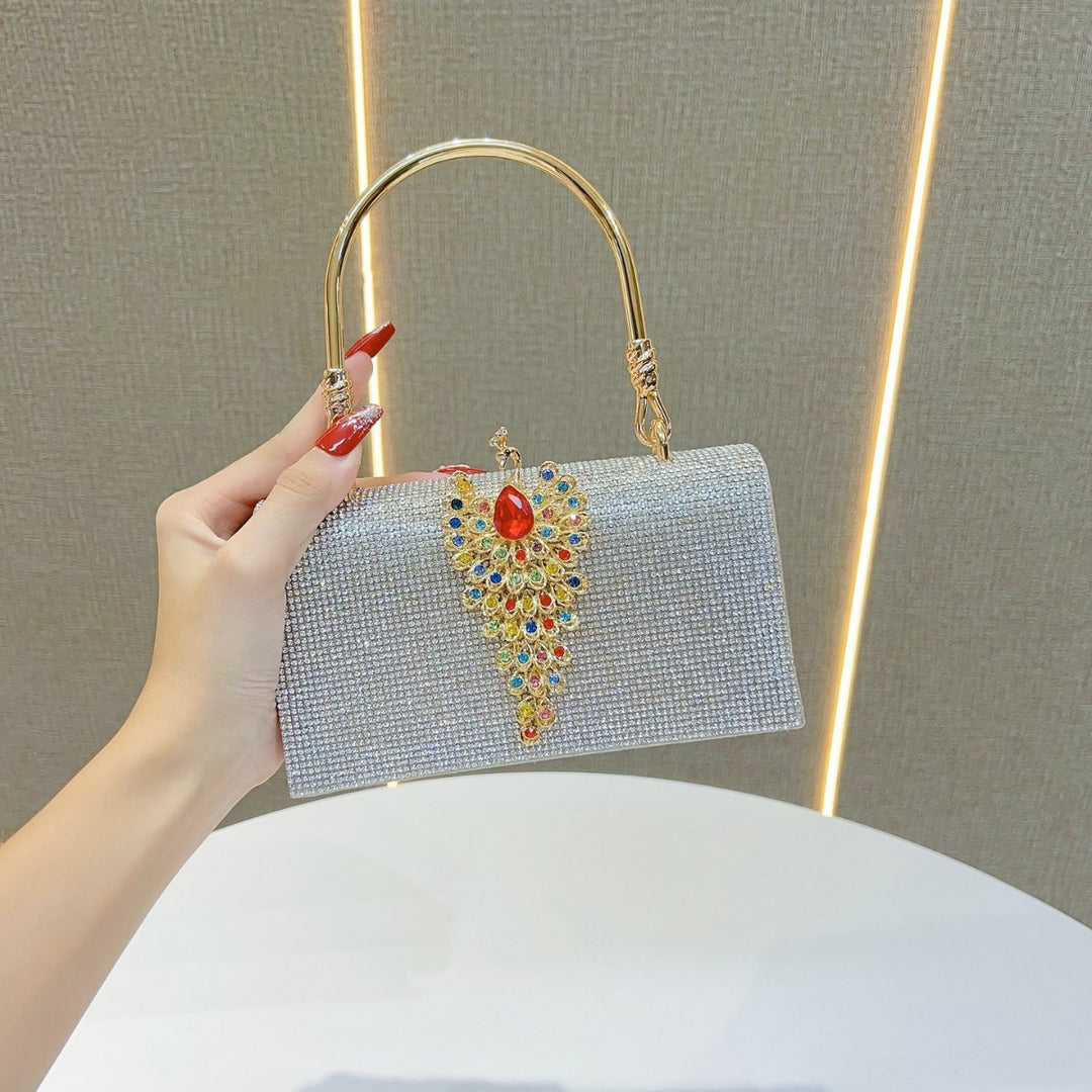 Strassverzierte Abendclutch