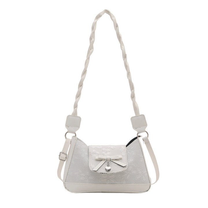 Elegante Schleifen-Detail Schultertasche Karnz