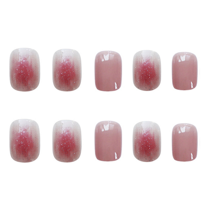 Elegantes Funkelndes Press-On Nagelset