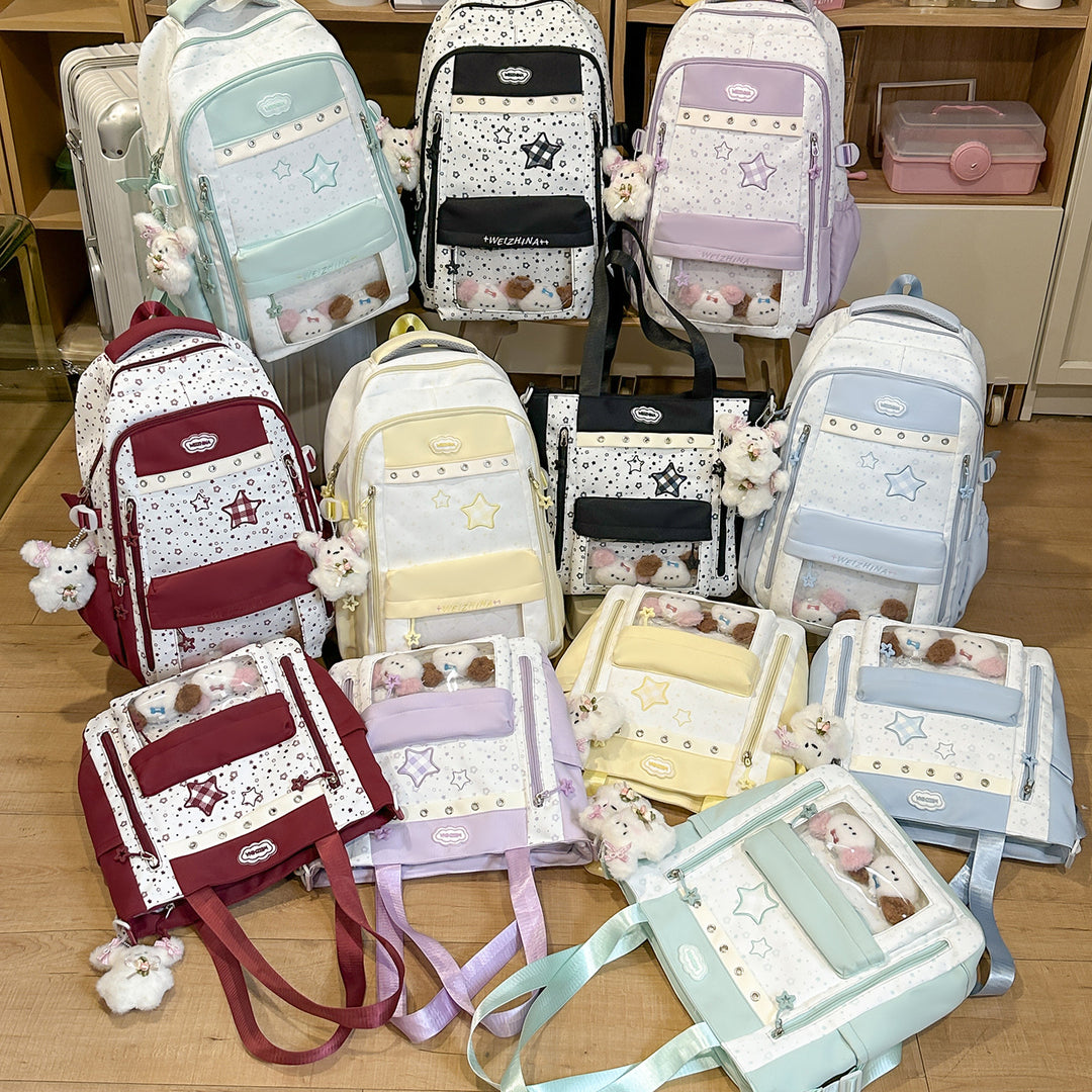 Transparente Taschen-Rucksack Karnz