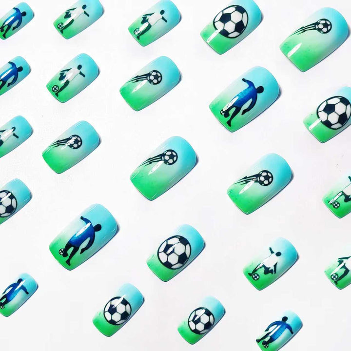 Kreative Fußball Nagelkunst Karnz