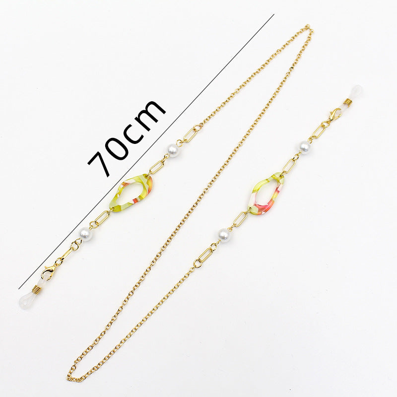 Dekorative Statement Brillen Kette Karnz