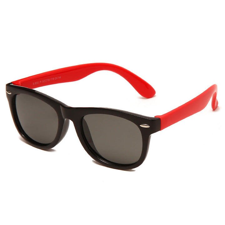 Karnz | Kinder Flex Sonnenbrille mit flexiblem und robustem Rahmen