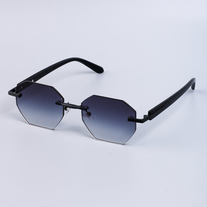 Damen stilvolle Sonnenbrille im modischen Achtkant-Design mit hochwertigem Rahmen Karnz