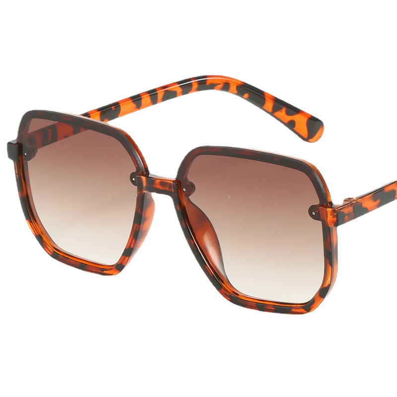 Damen geometrische Sonnenbrille im modernen Design Karnz