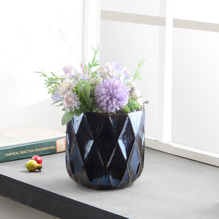 Elegante geometrische Pflanzenschale Karnz