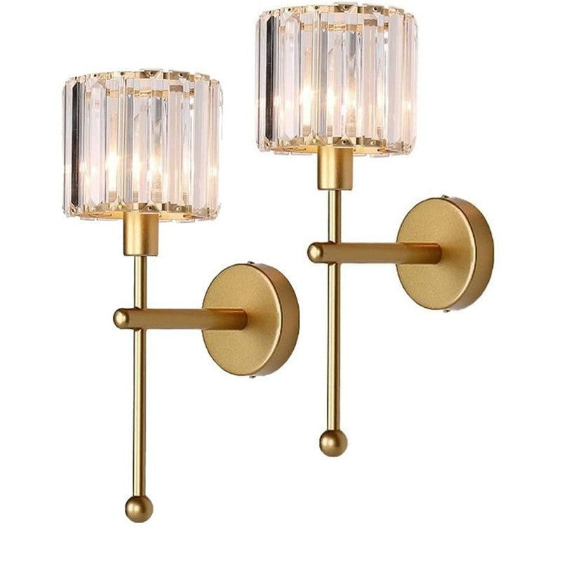Stylische Kristall Wandleuchte
