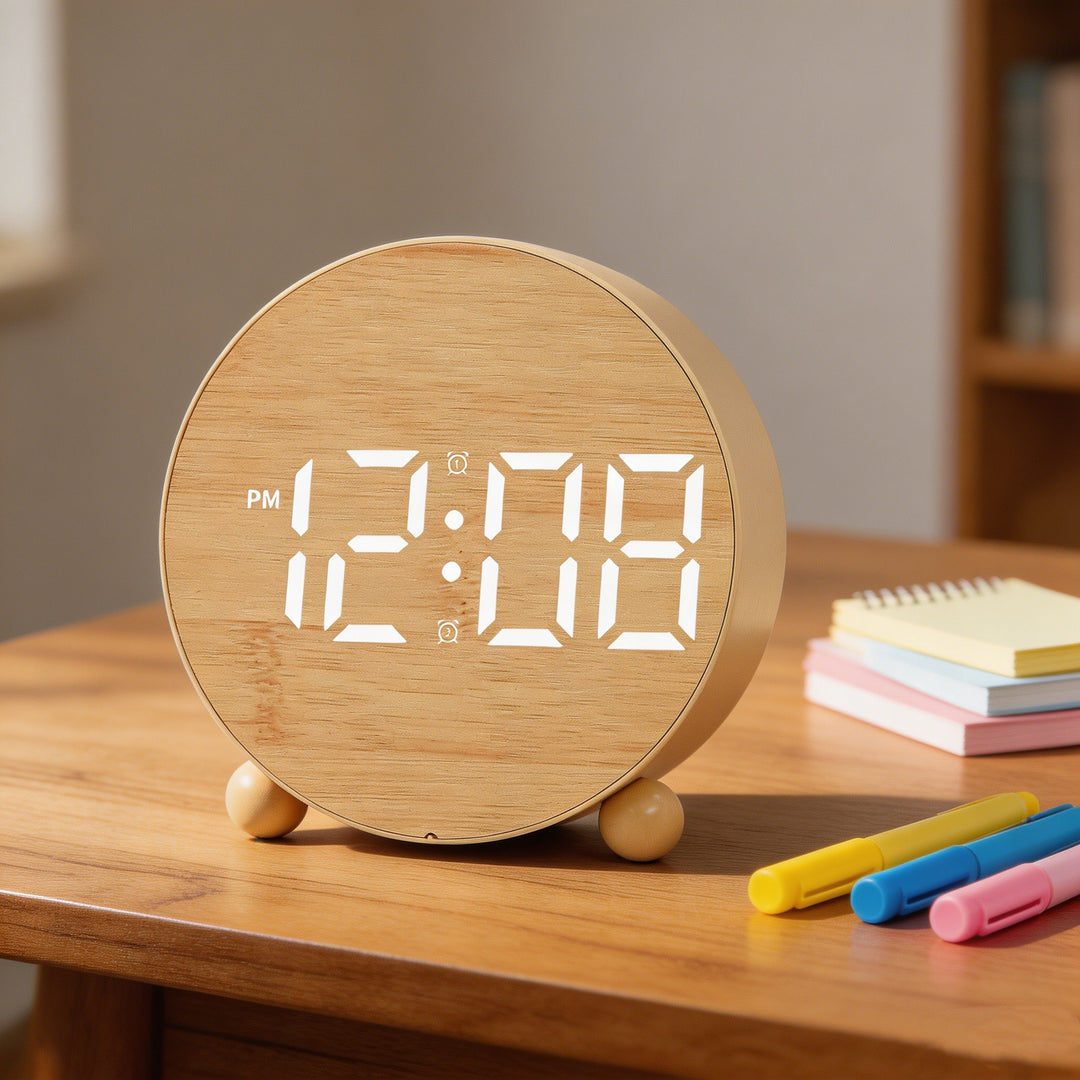 Digitaler Wecker mit Großem Led-Display und Sanfter Alarmfunktion Karnz