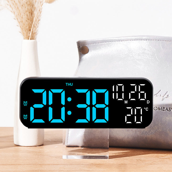Digitaler Wecker mit Großem Led-Display und Wetterfunktion Karnz