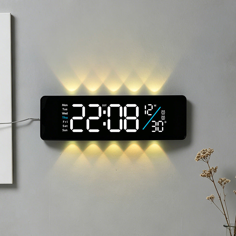 Digitaler Displaywecker mit Wochentagsanzeige und Temperatur Karnz