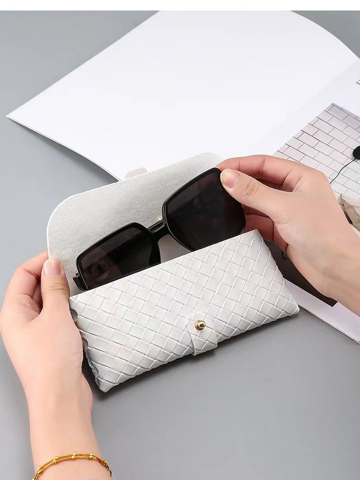 Gewebte Leder-Clutch Karnz