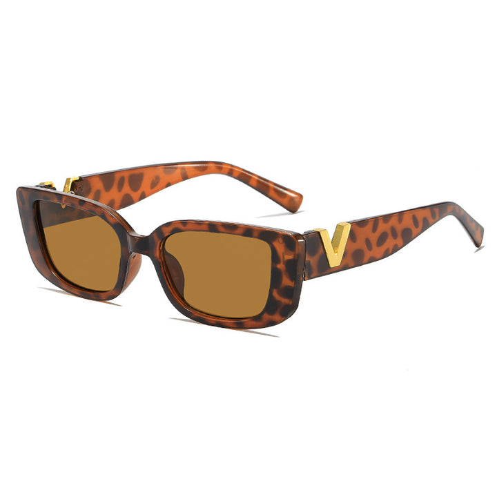 Stylische Quadratische Rahmen Sonnenbrille Karnz