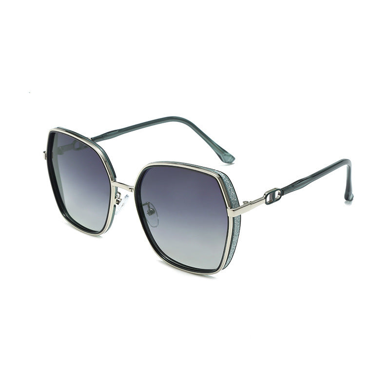 Damen luxuriöse quadratische Sonnenbrille Karnz