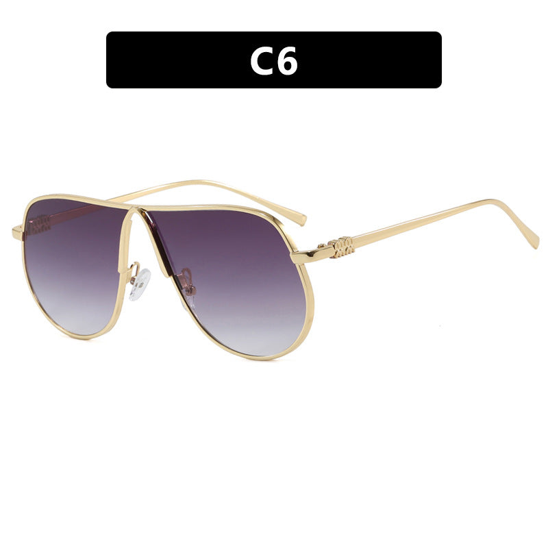 Damen Pilotensonnenbrille mit hochwertigem Metallrahmen und polarisierten Gläsern Karnz