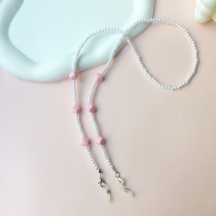 Elegante Perlen-Brillenkette Karnz
